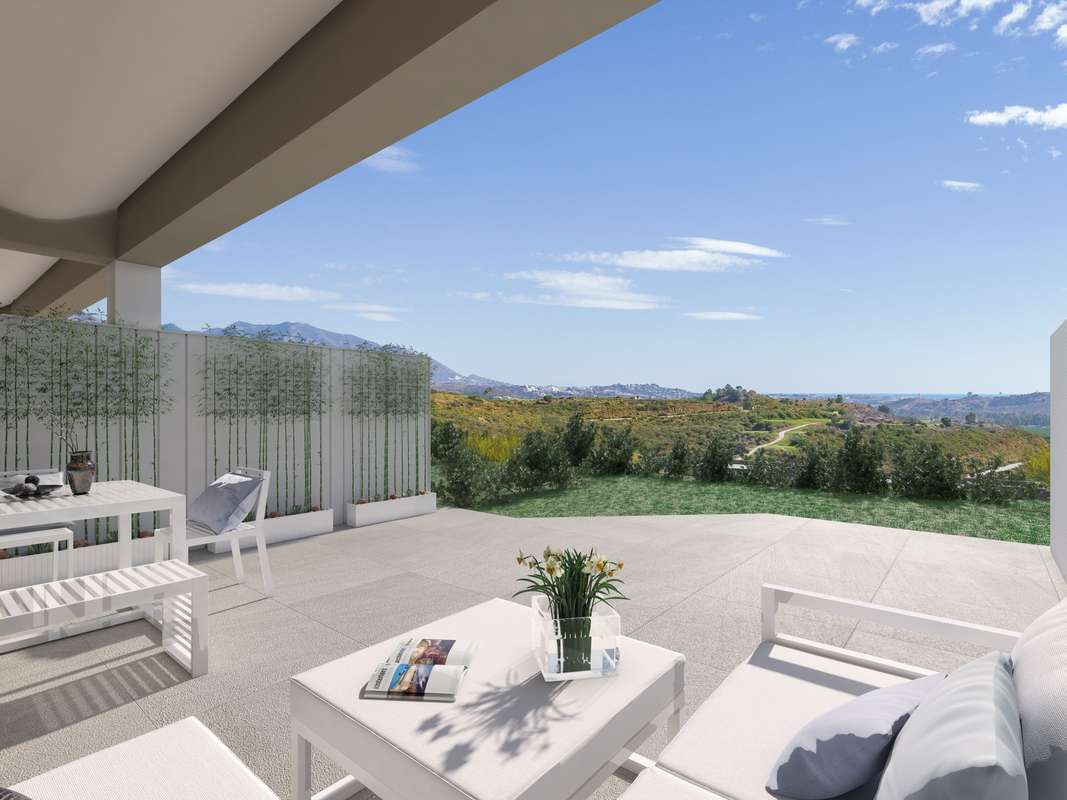 Adosado con vistas al campo de golf en Mijas