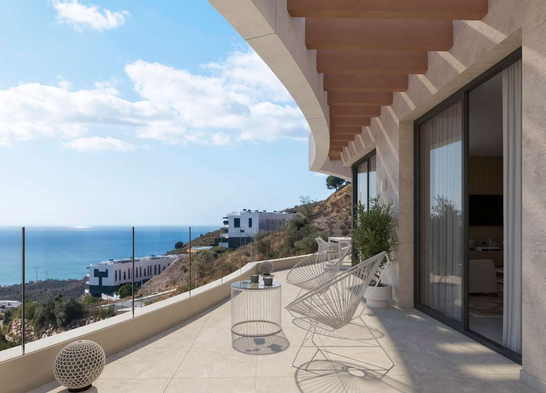 Apartment with sea view in Rincon de la Victoria