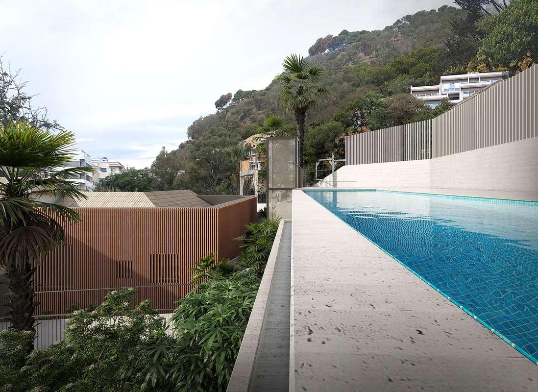 Apartamento con vistas al jardín en Málaga