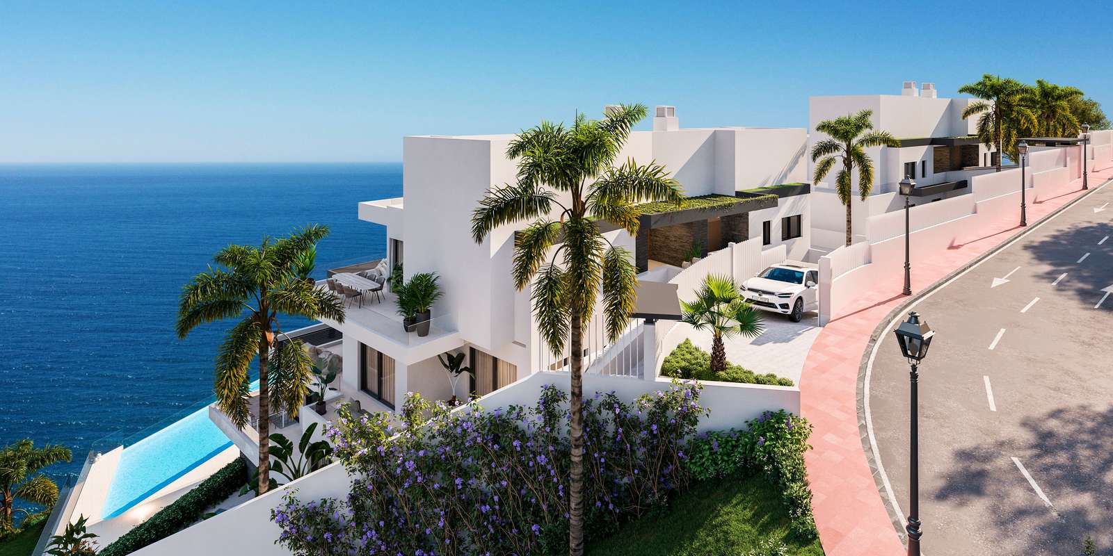 Apartment with sea view in Torrox