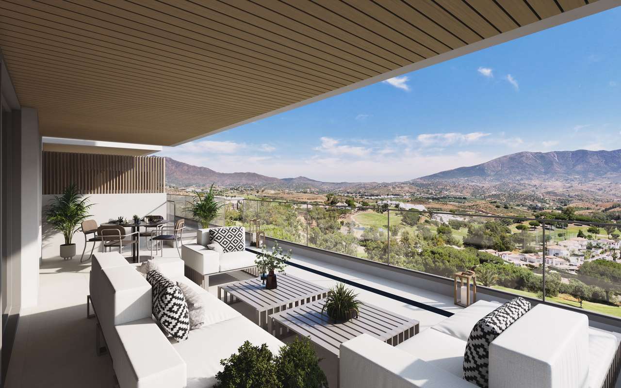 Sea view apartment in Mijas