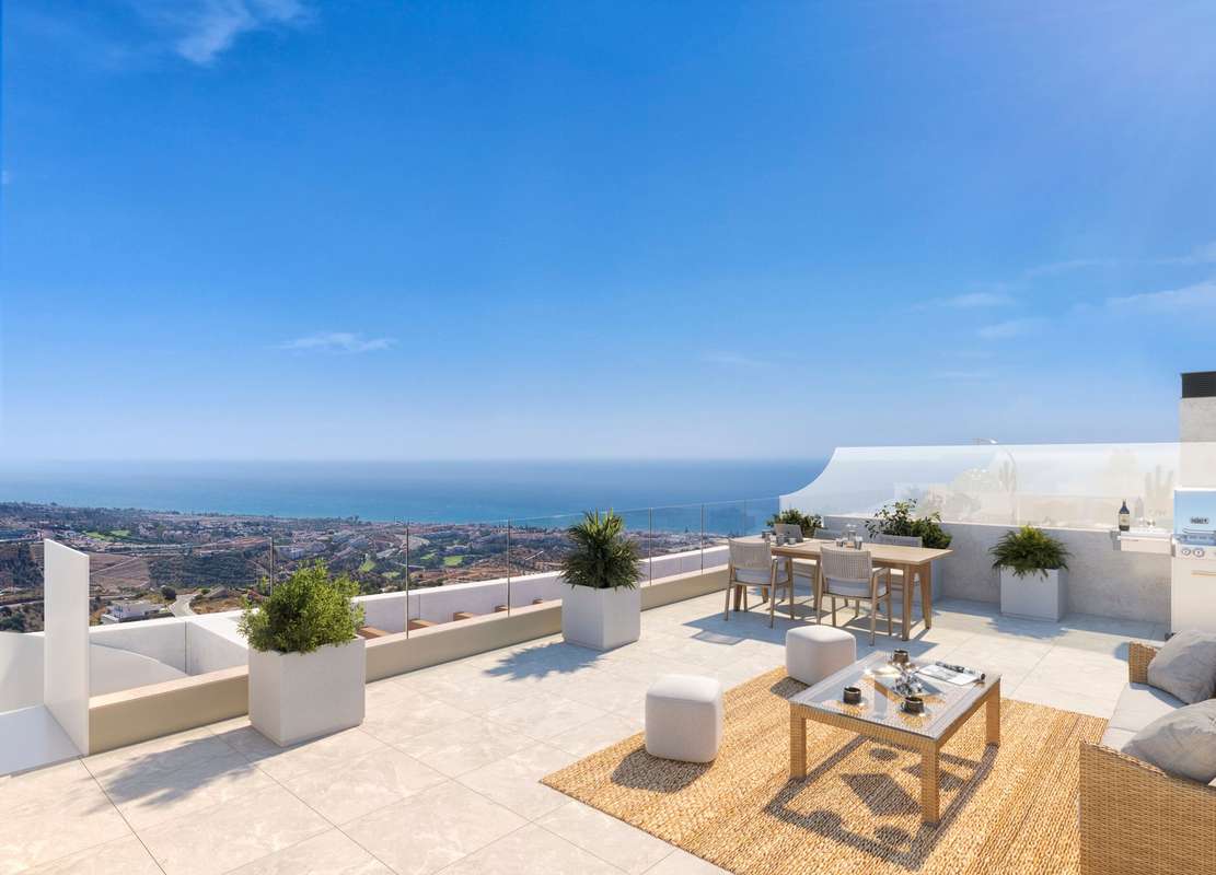 Apartment with sea view in Rincon de la Victoria