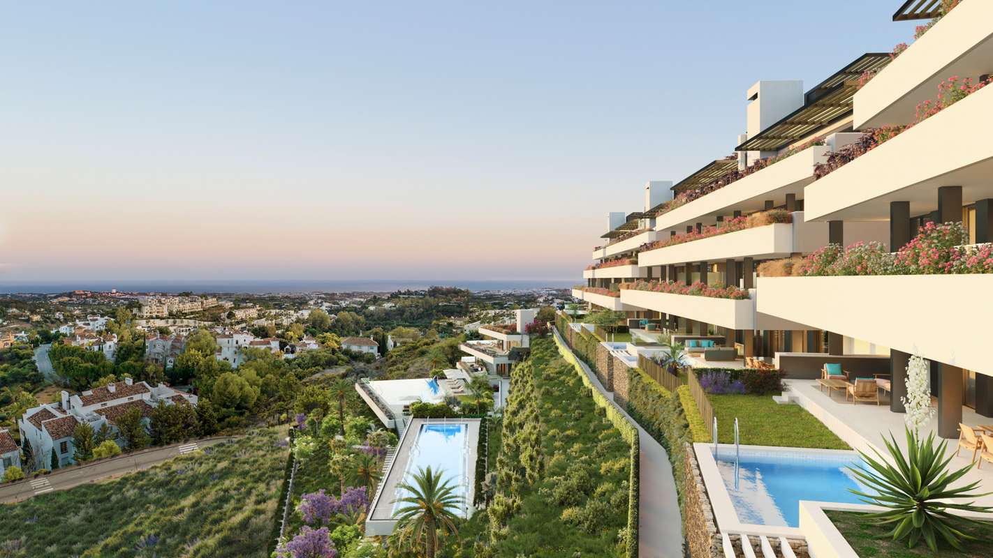 Coast view apartment in Benahavís
