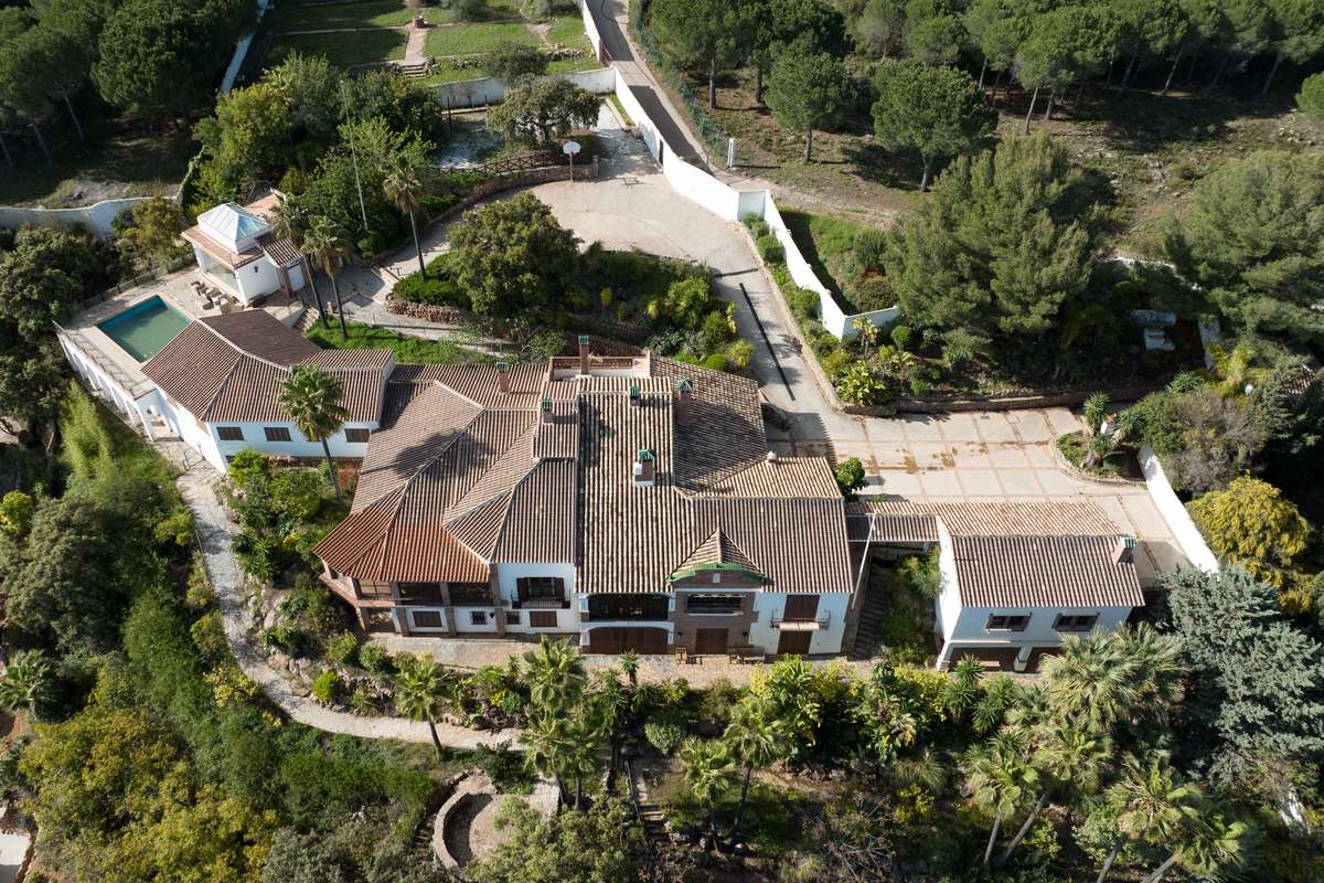 Villa con vistas a la montaña en Alhaurín El Grande