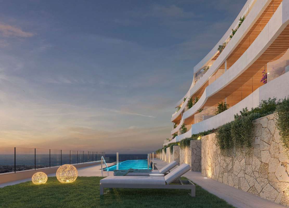 Apartment with sea view in Rincon de la Victoria
