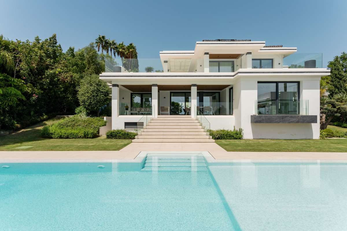 Villa con vistas al mar en Benahavís