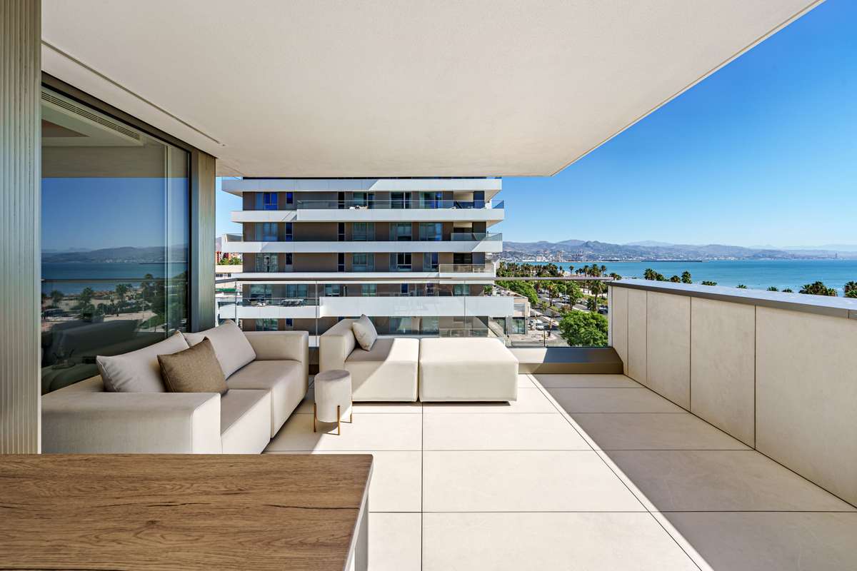 Apartamento con vistas al mar en Málaga