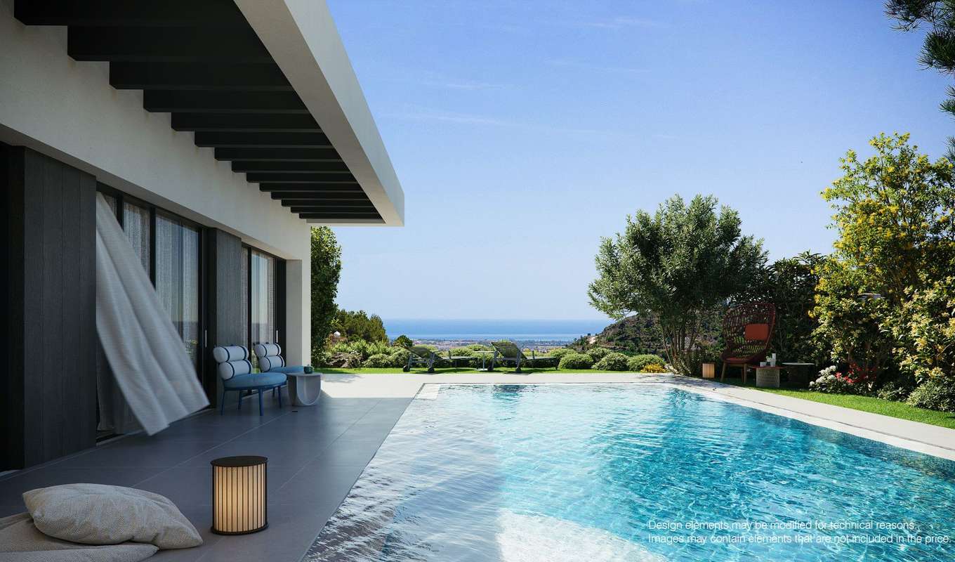 Villa con vistas al mar en Mijas