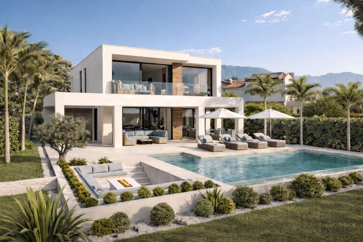 Villa en el campo de golf en Mijas