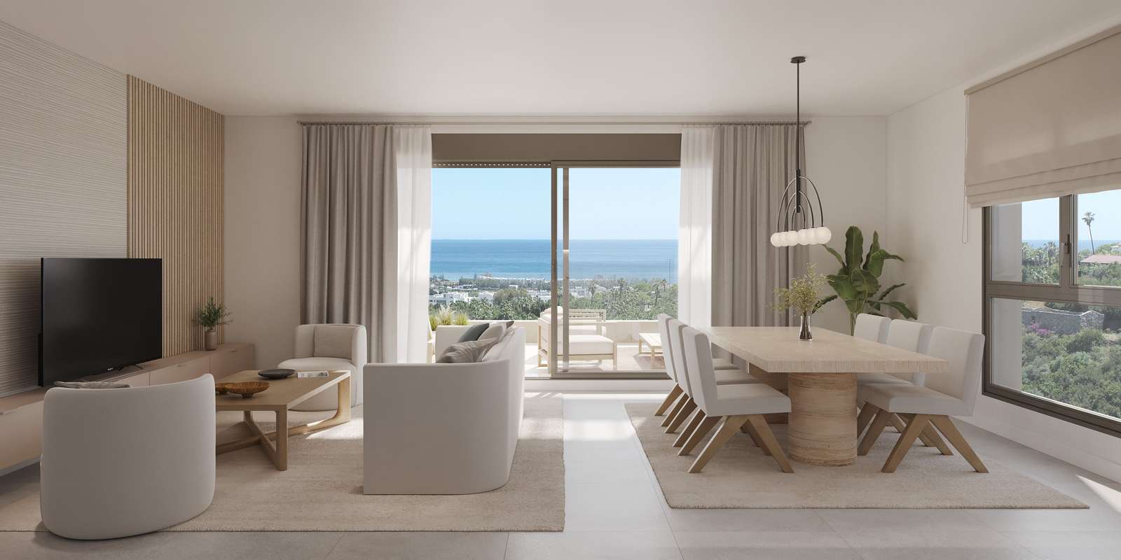 Apartamento con vistas al mar en Estepona