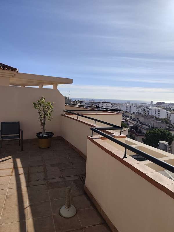 Stunning Penthouse in Central Estepona with Panoramic Sea Views and a Large Terrace Overlooking the Town