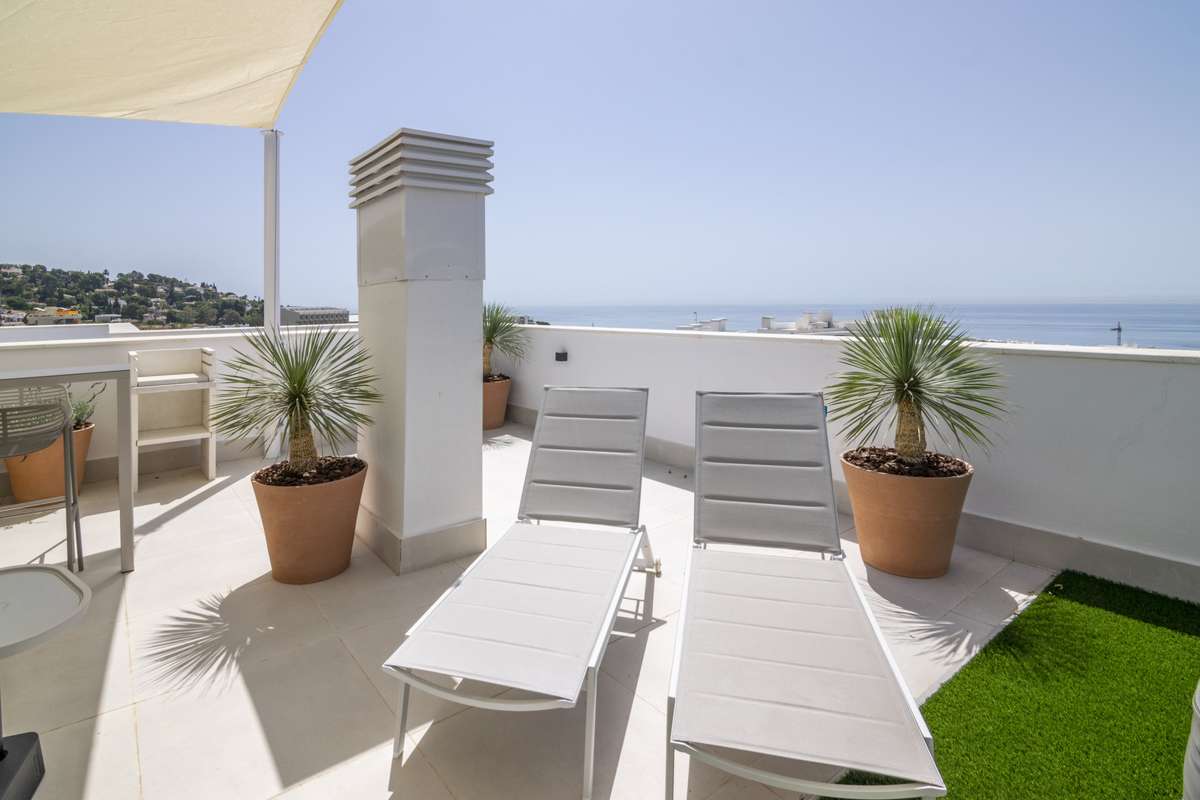 Ático con jardín privado en Fuengirola