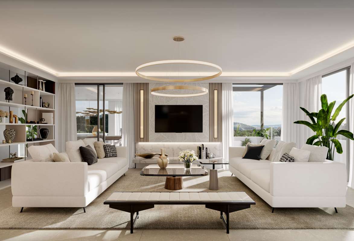 Villa con vistas al mar en Marbella