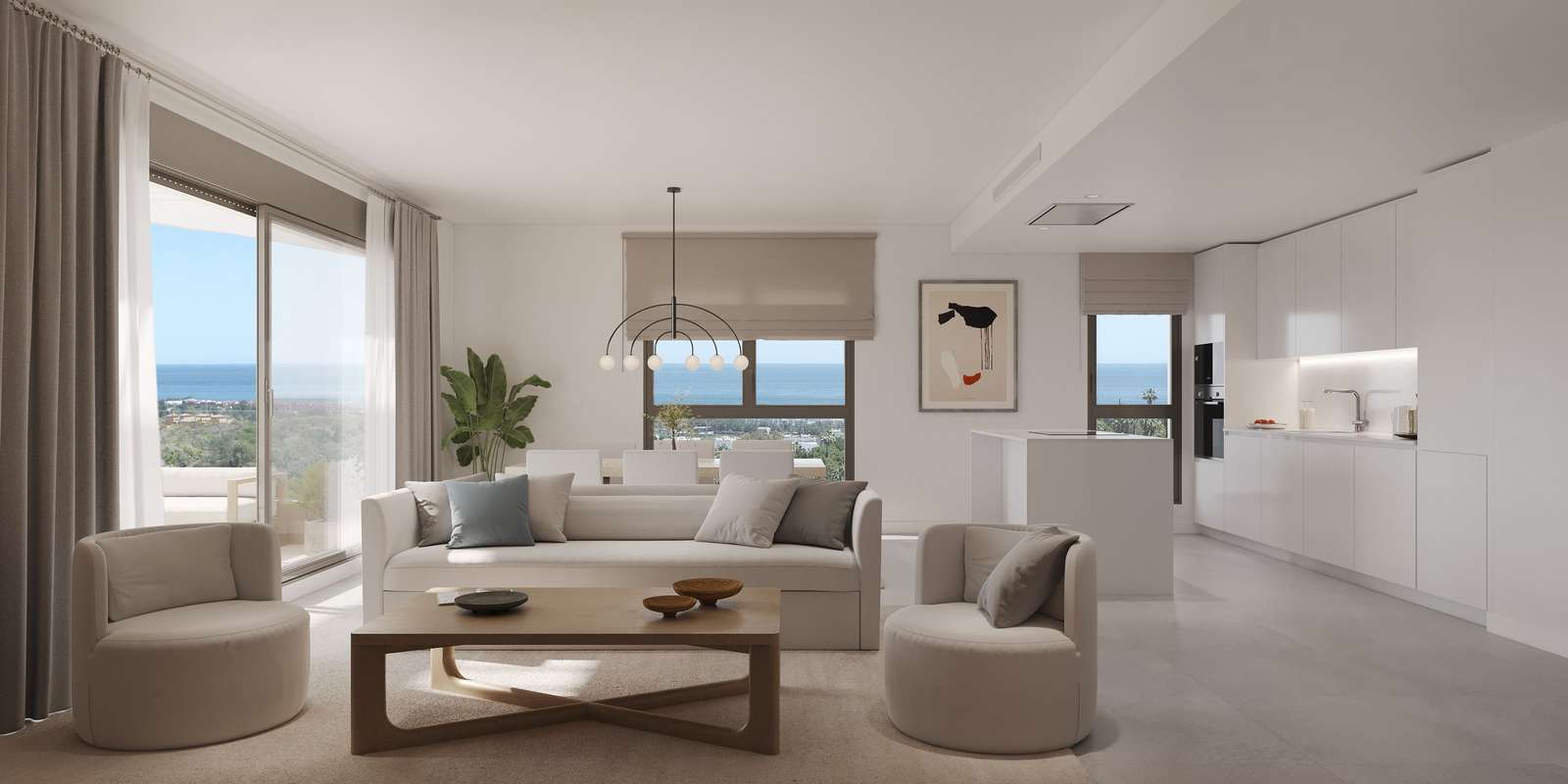Apartamento con vistas al mar en Estepona