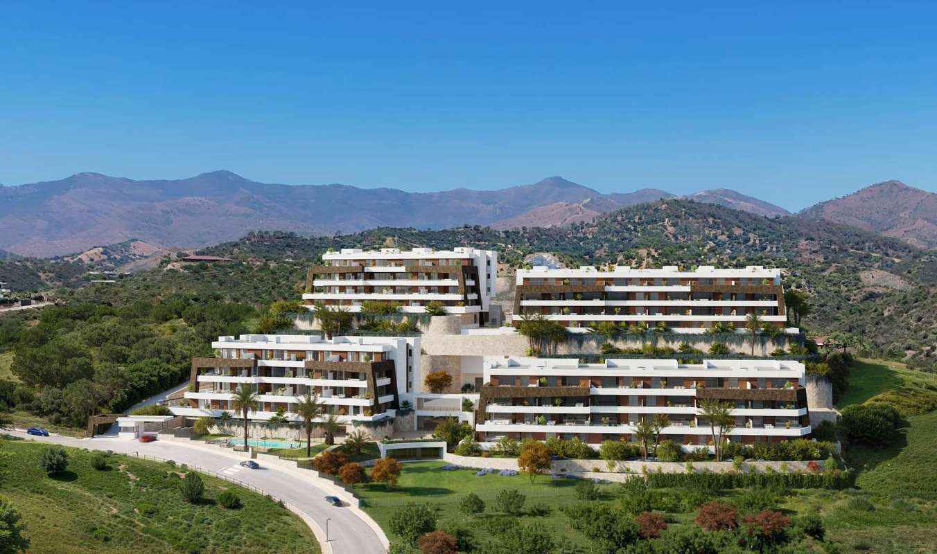 Apartment with luxury apartments in Estepona