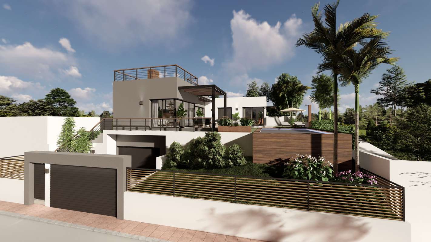 Villa con vistas al mar en Estepona