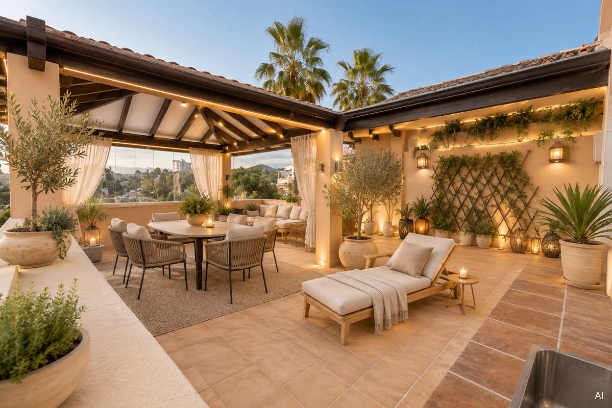 Apartment with sea view in Marbella