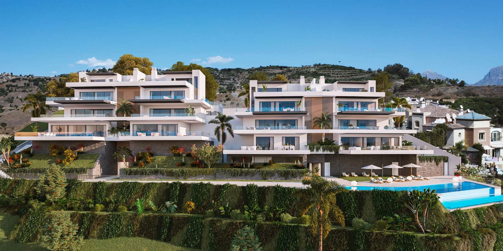 Apartment with sea view in Torrox