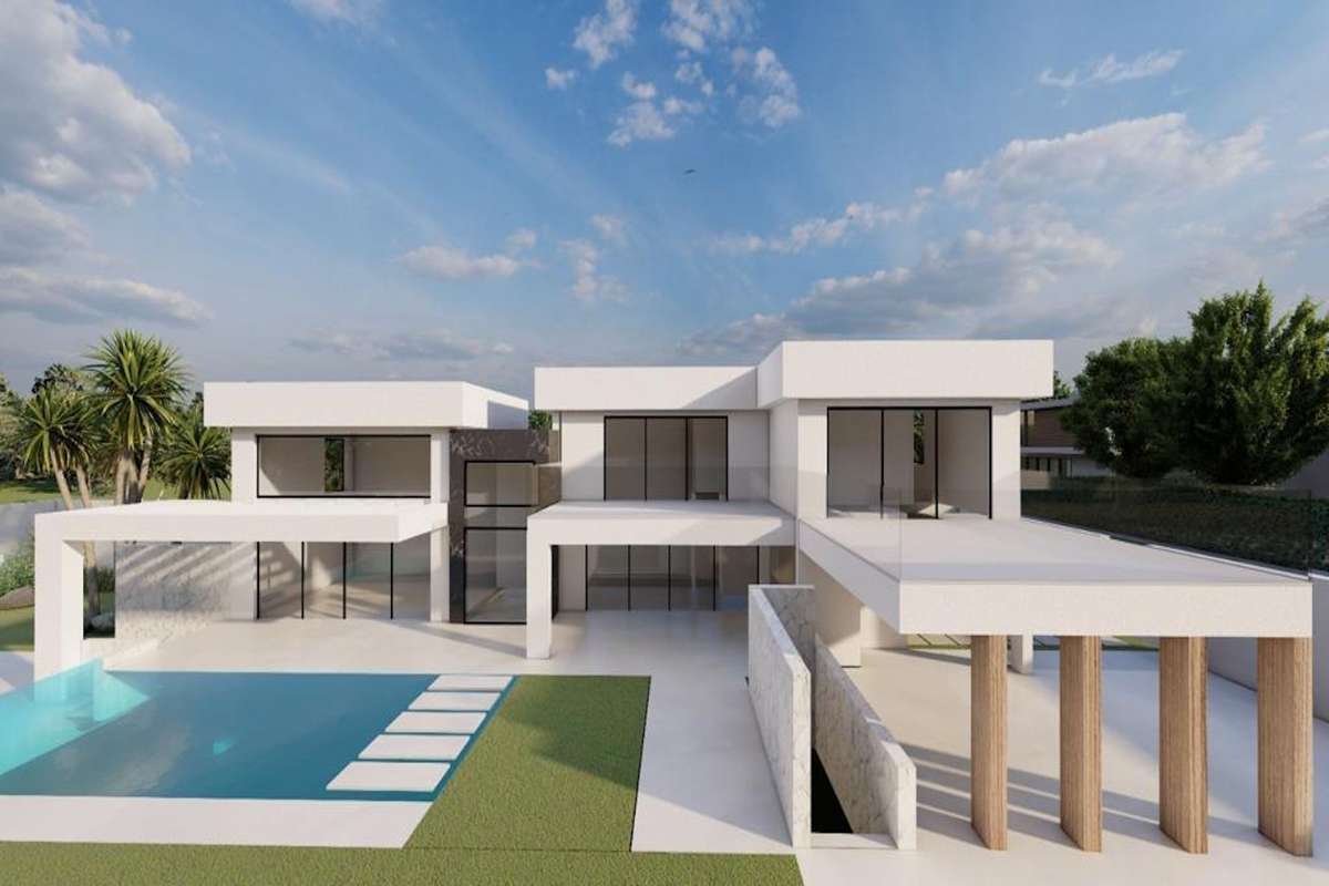 Villa en complejo de golf en Estepona
