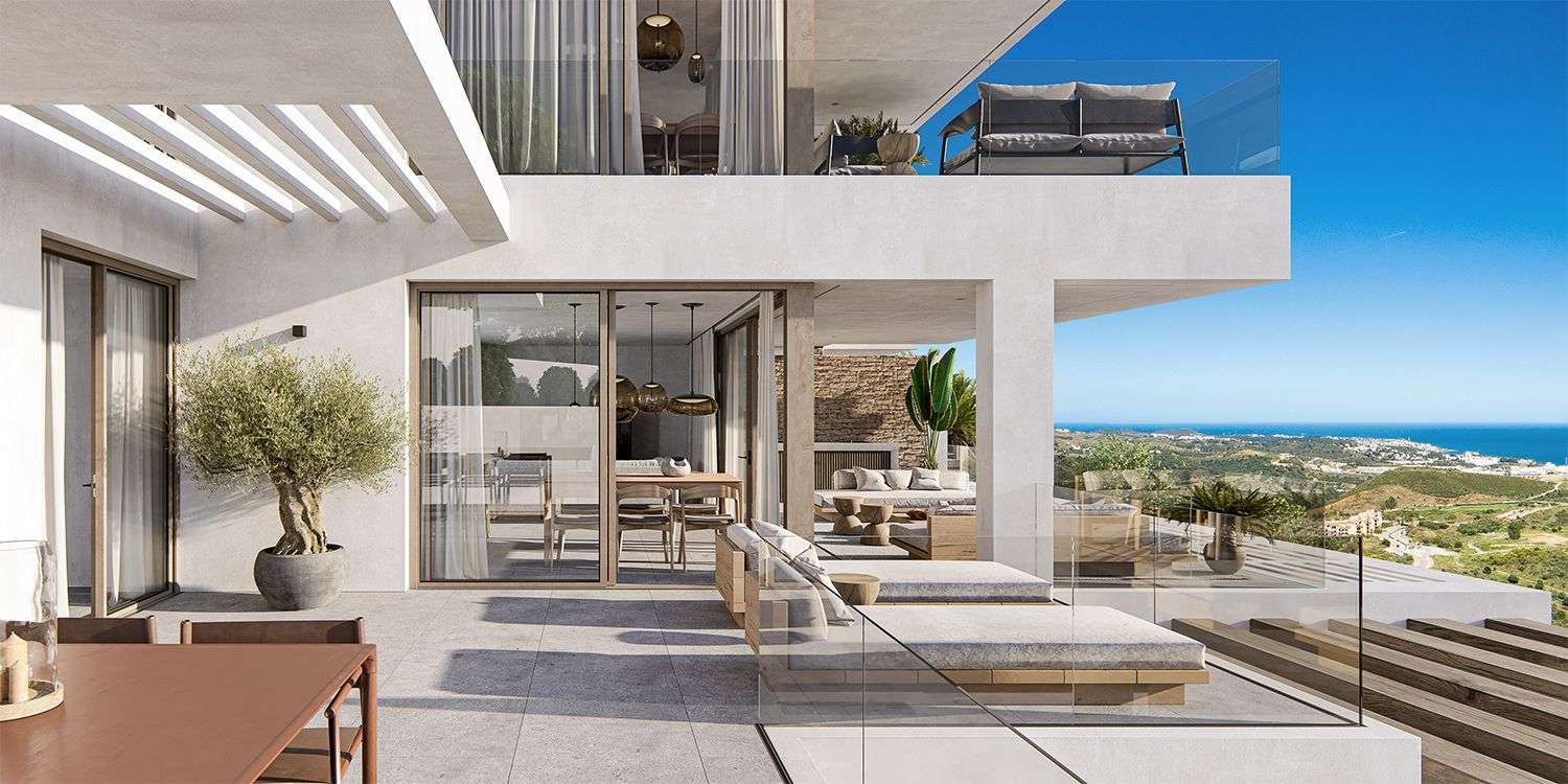 Apartamento con vistas al mar en Mijas