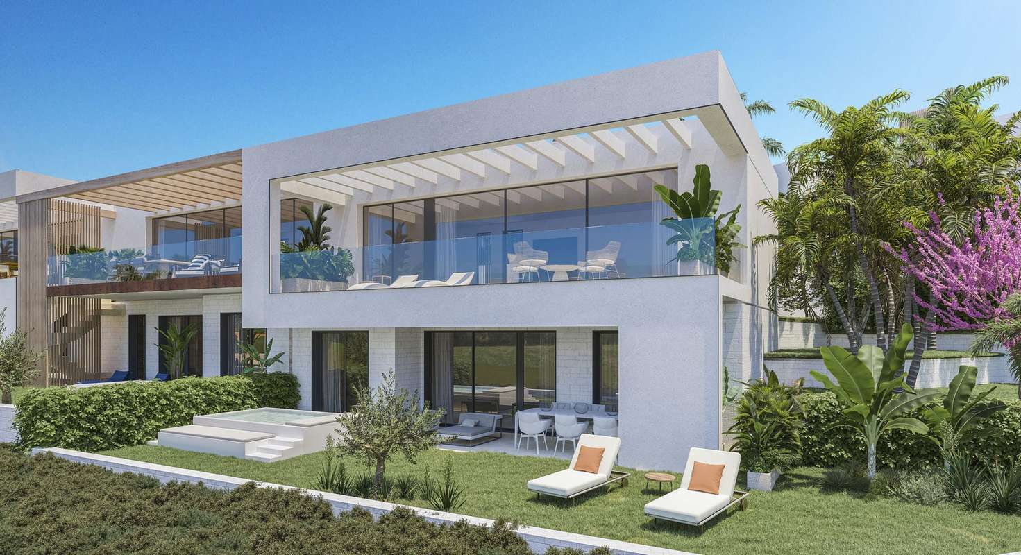Townhouse with sea view in Mijas
