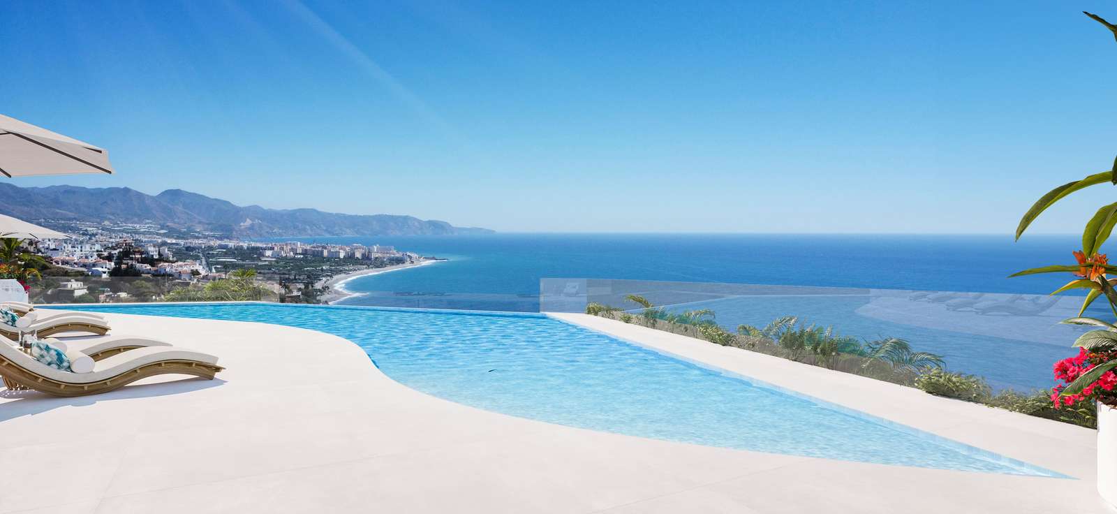 Apartment with sea view in Torrox