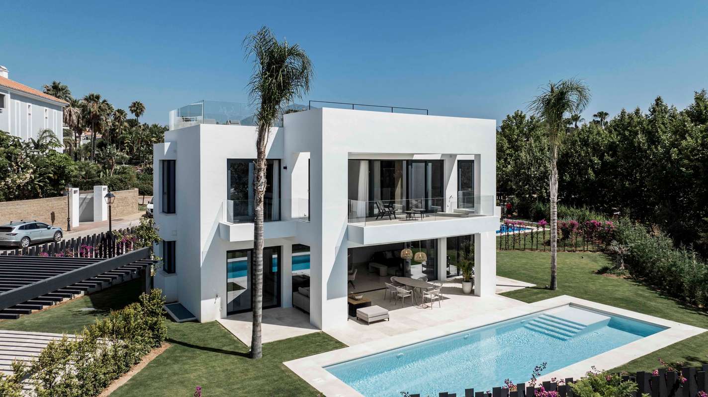 Villa cerca del campo de golf en Estepona