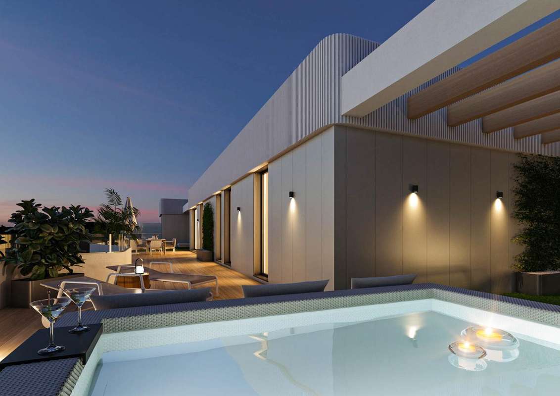Penthouse of 2 bedrooms