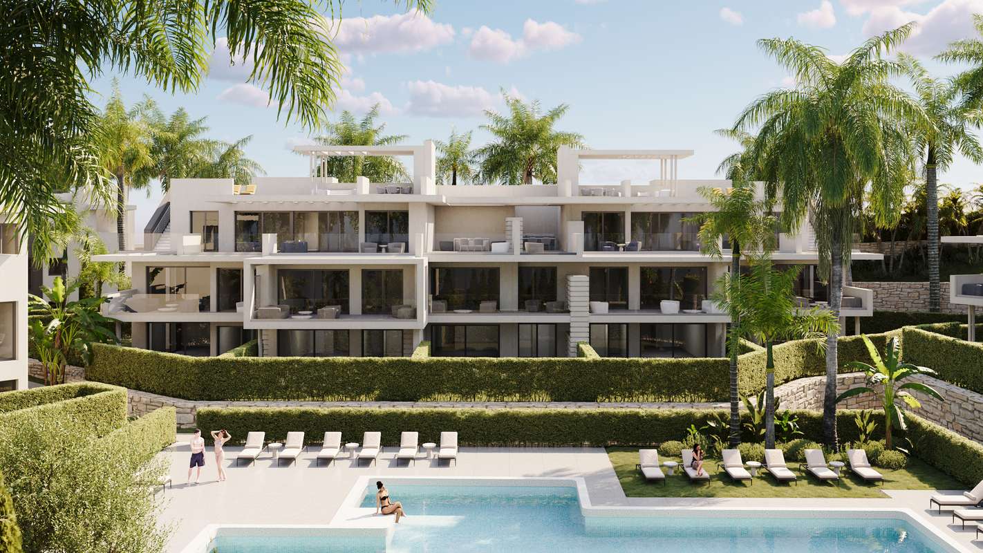 Apartamento con vistas al mar en Estepona