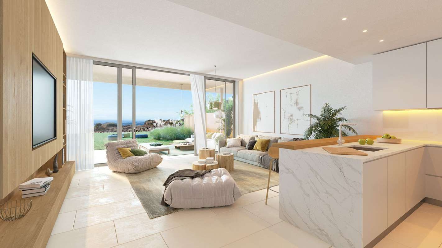 Apartamento con vistas al mar en Mijas
