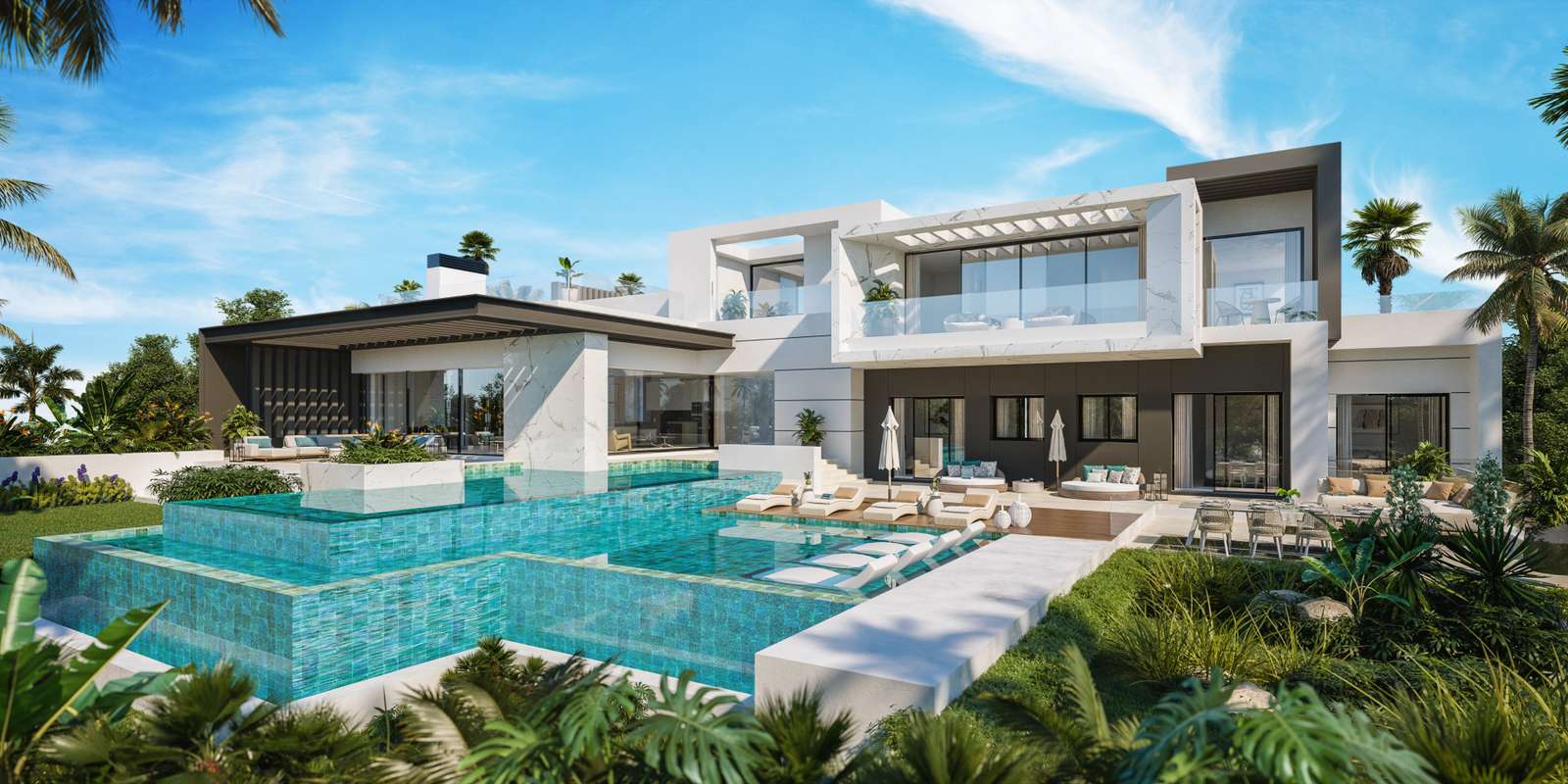 Villa with sea view in Benahavís