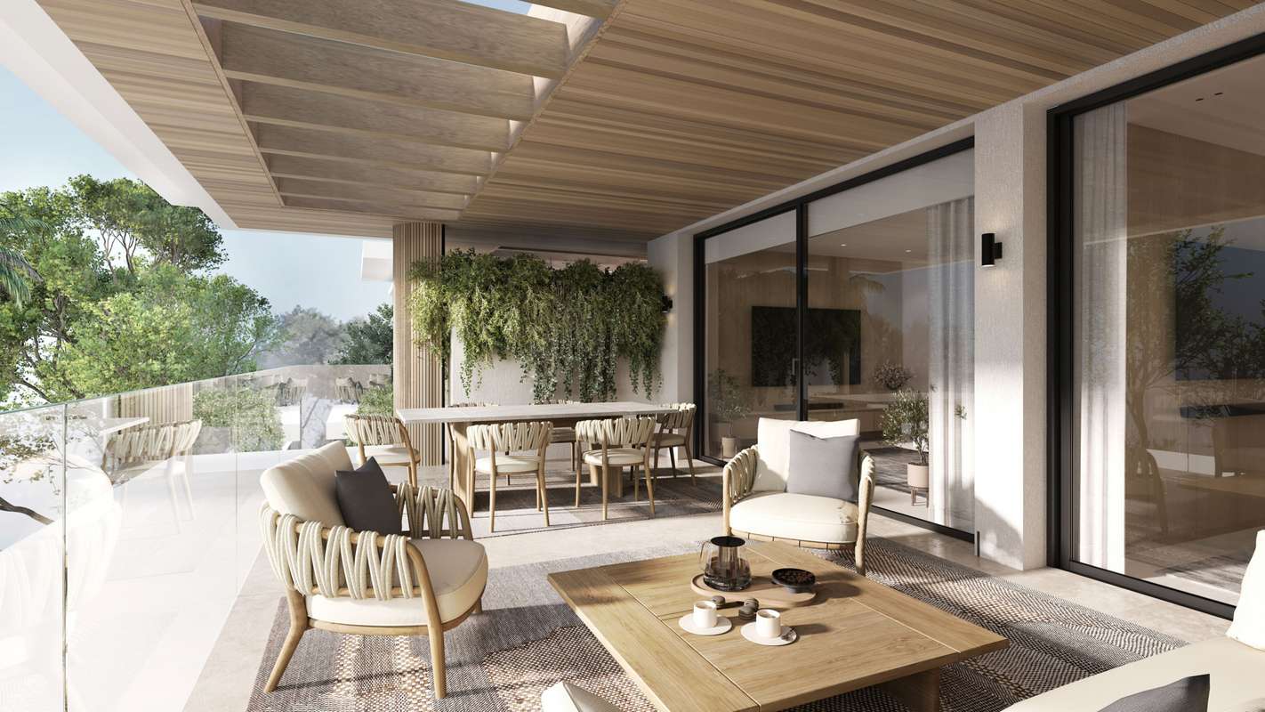 Apartment with beach access in Estepona