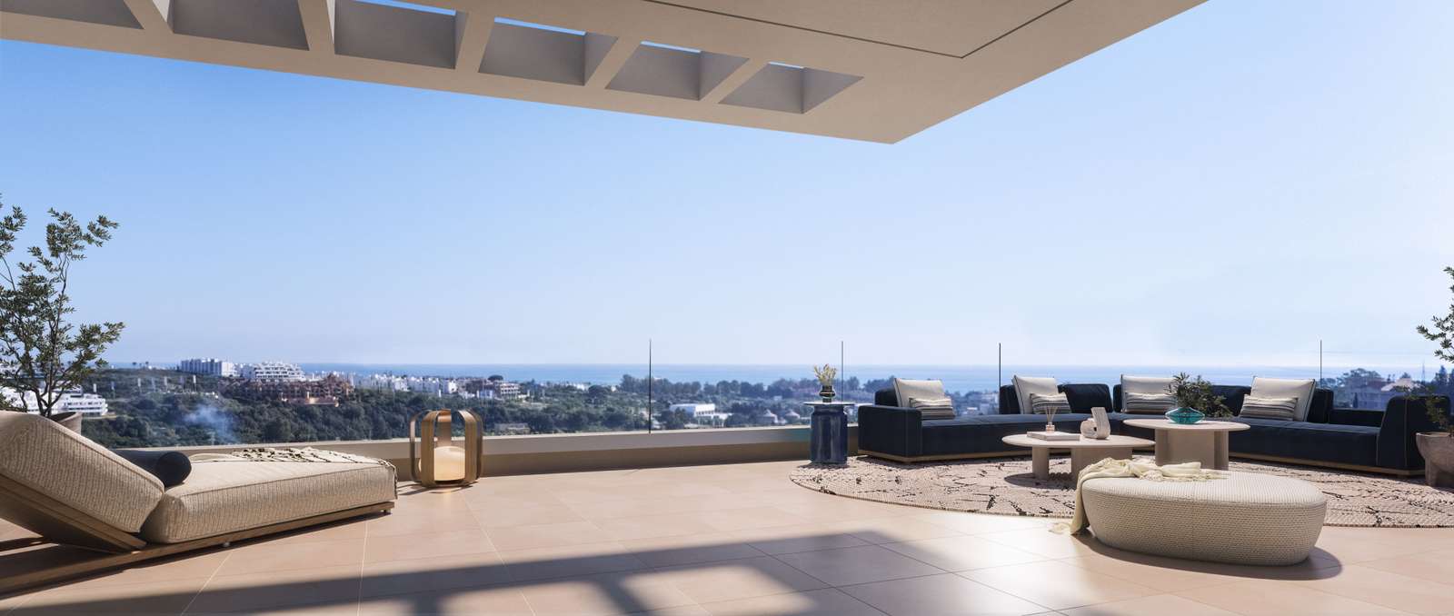 Apartment with private garden in Estepona