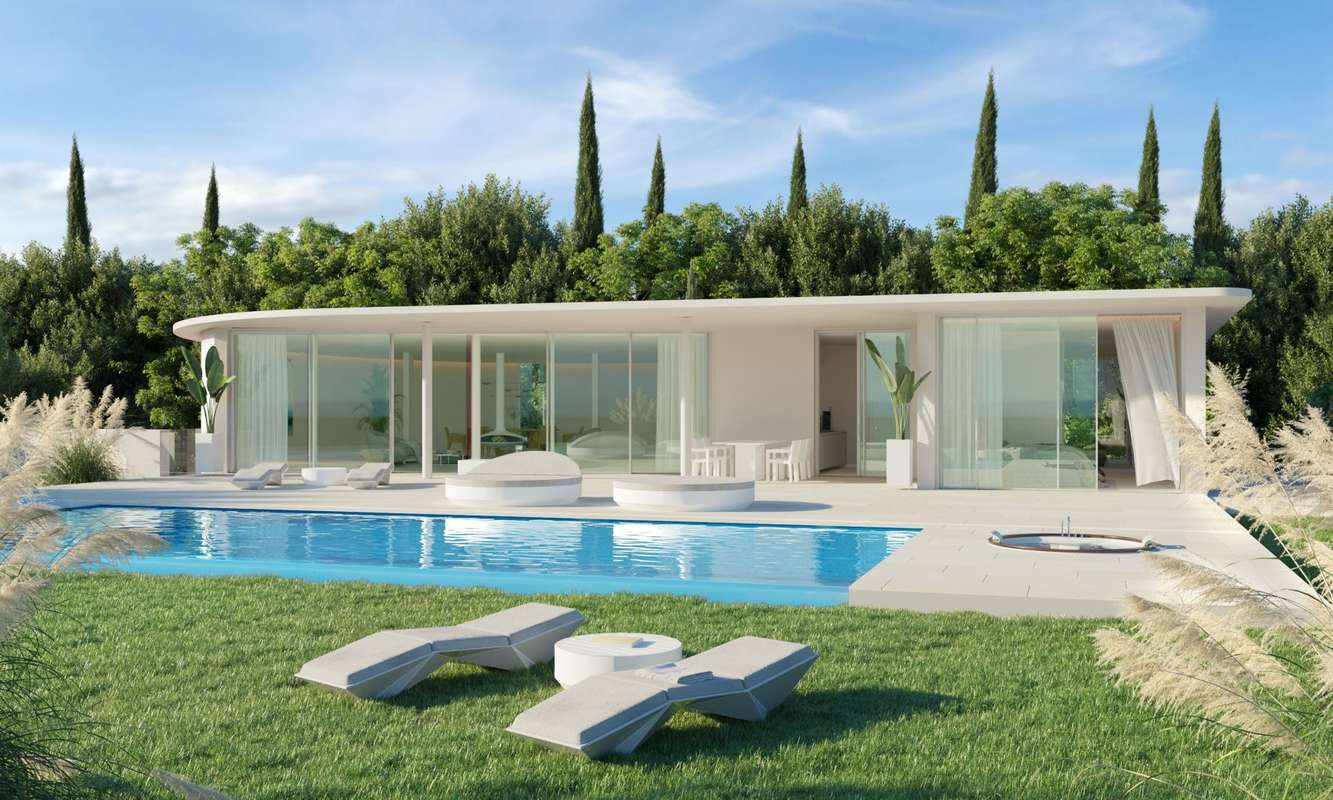 Villa con vistas a la montaña en Benalmádena