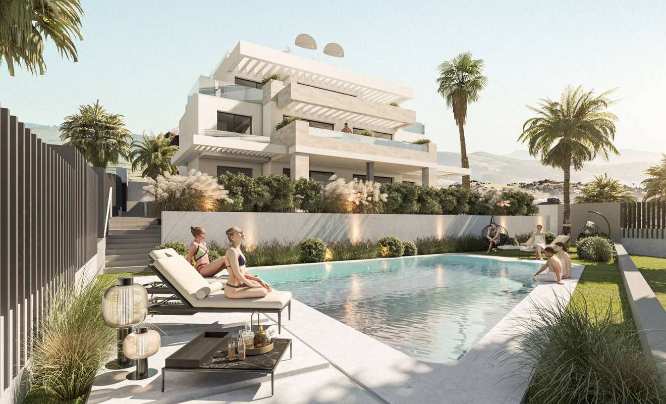 Apartamento con vistas al mar en Estepona