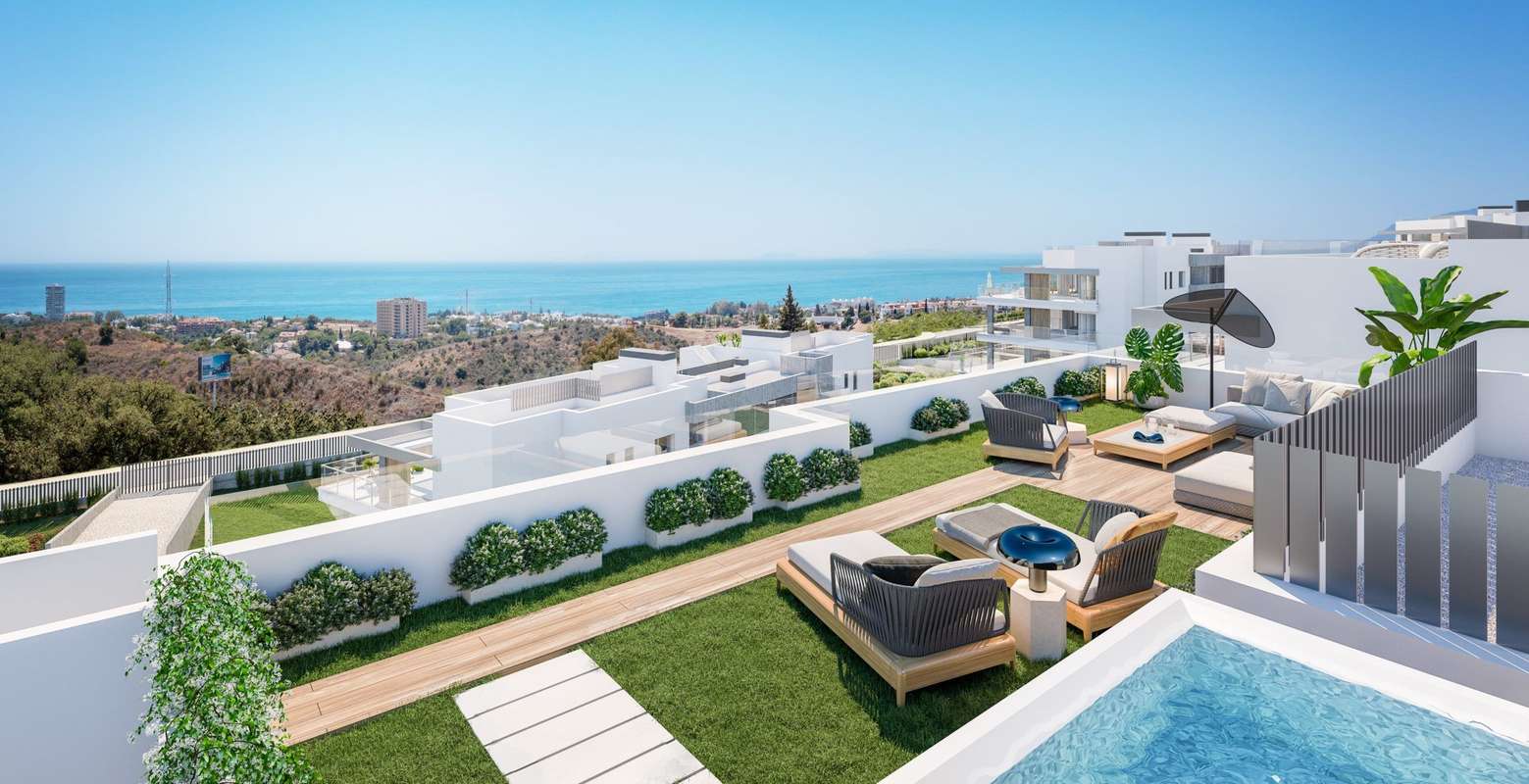Ático con vistas al mar en Marbella