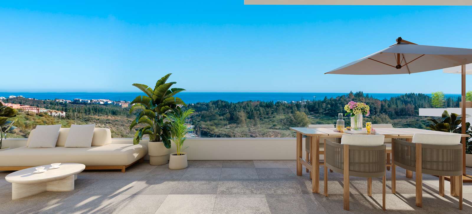 Penthouse with a view in Mijas