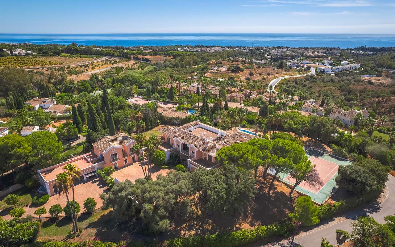 Villa con vistas al mar en Marbella